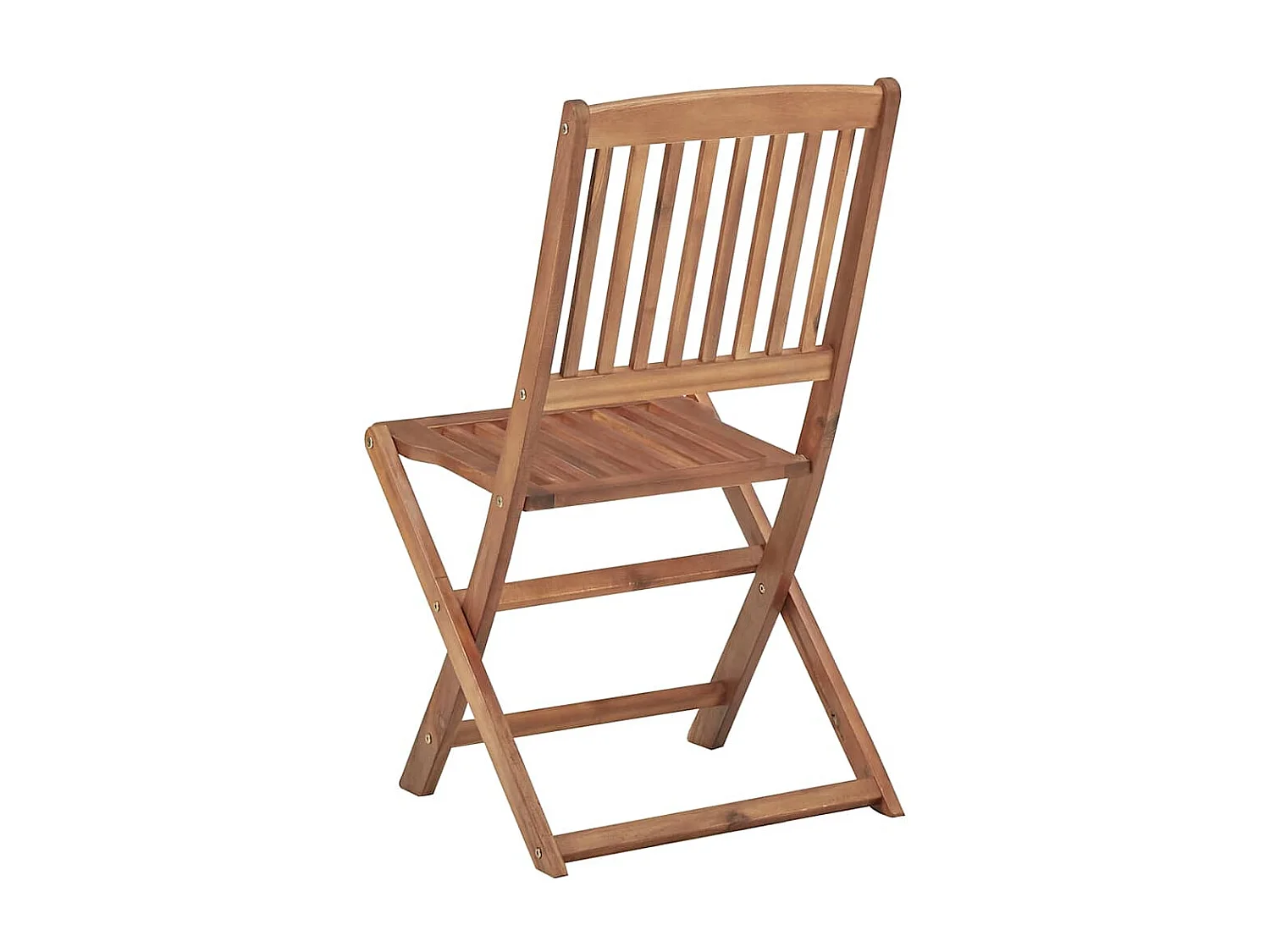 Chaises pliables d'extérieur avec coussins 8 pièces Bois d'acacia