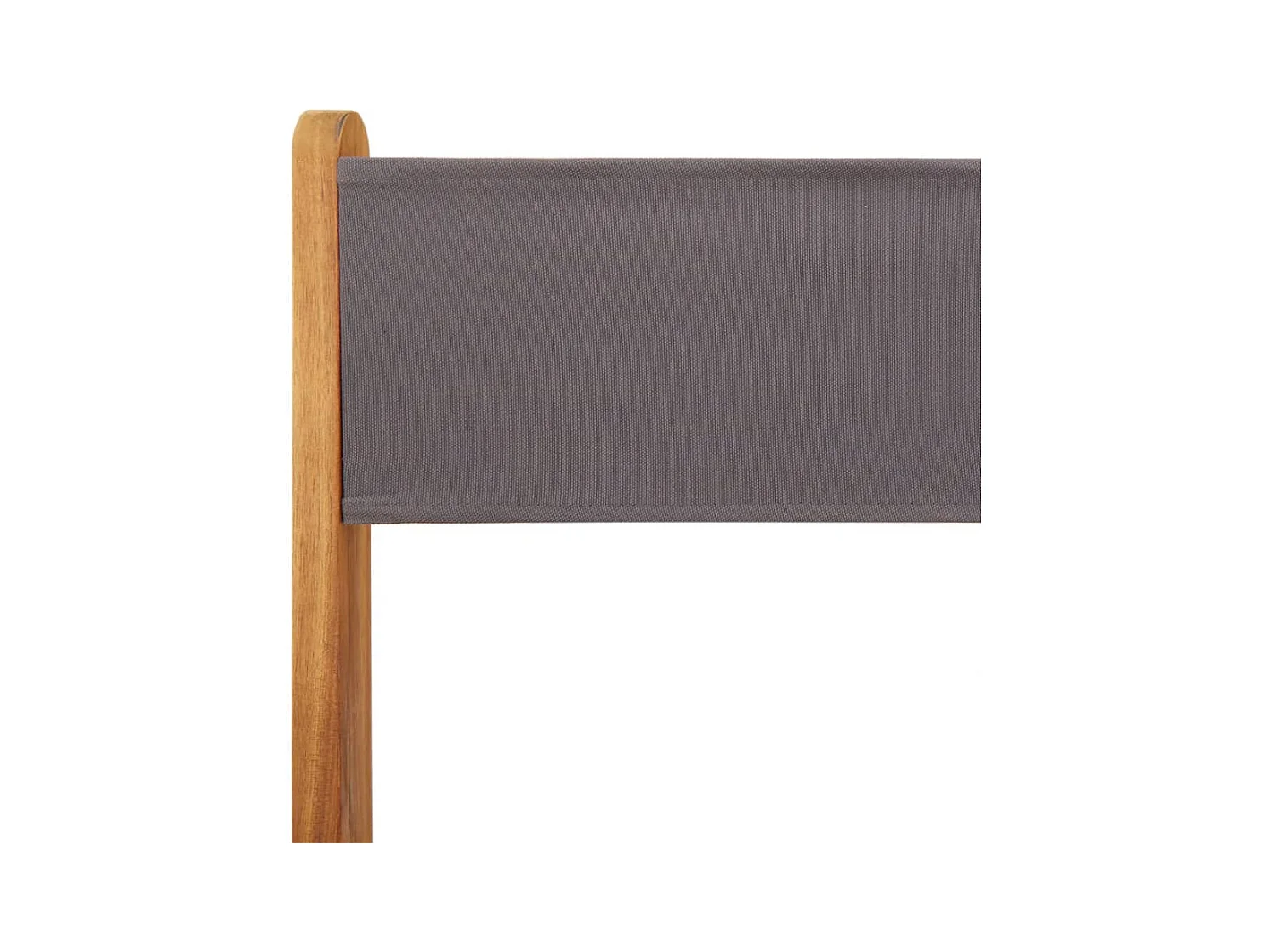 Chaises de jardin pliantes lot de 4 tissu et bois massif