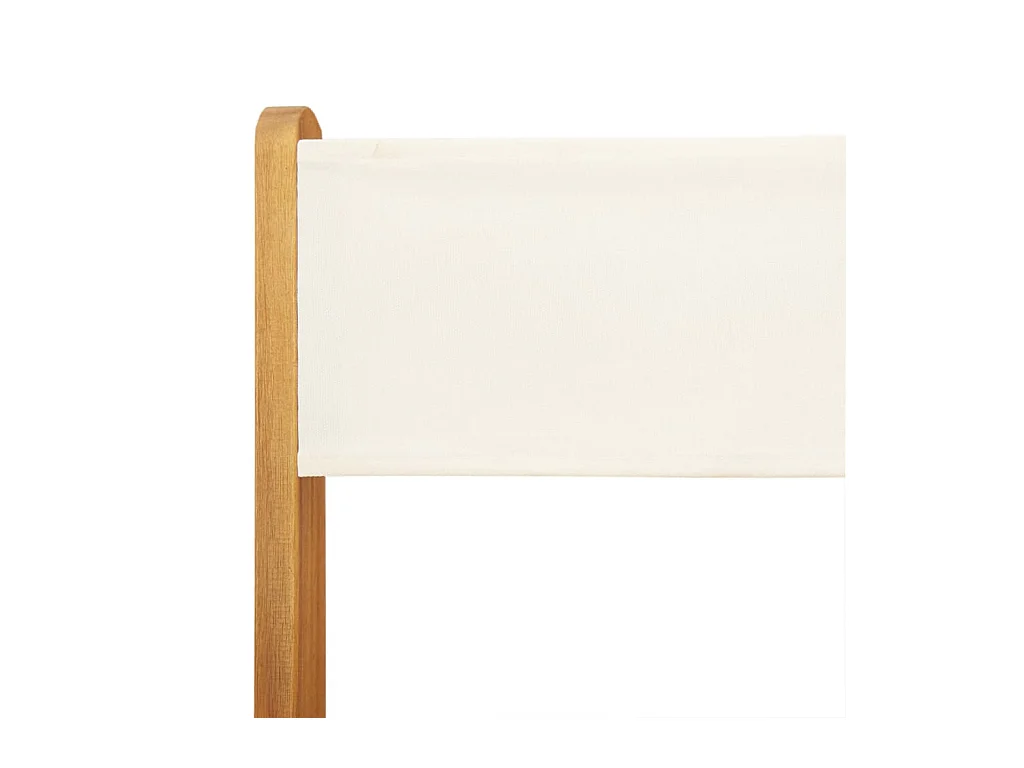 Chaises de jardin pliantes lot de 8 tissu et bois massif