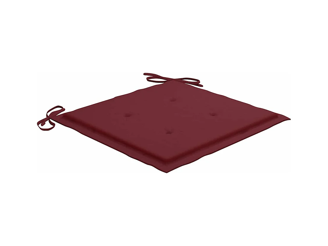 Cadeiras de jardim com almofadões 2 peças acácia maciça e aço