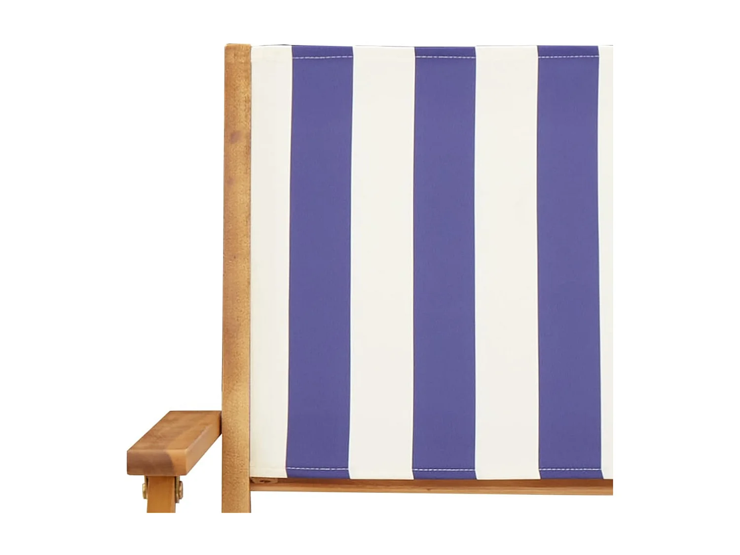 Chaises de jardin pliantes lot de 4 tissu et bois massif