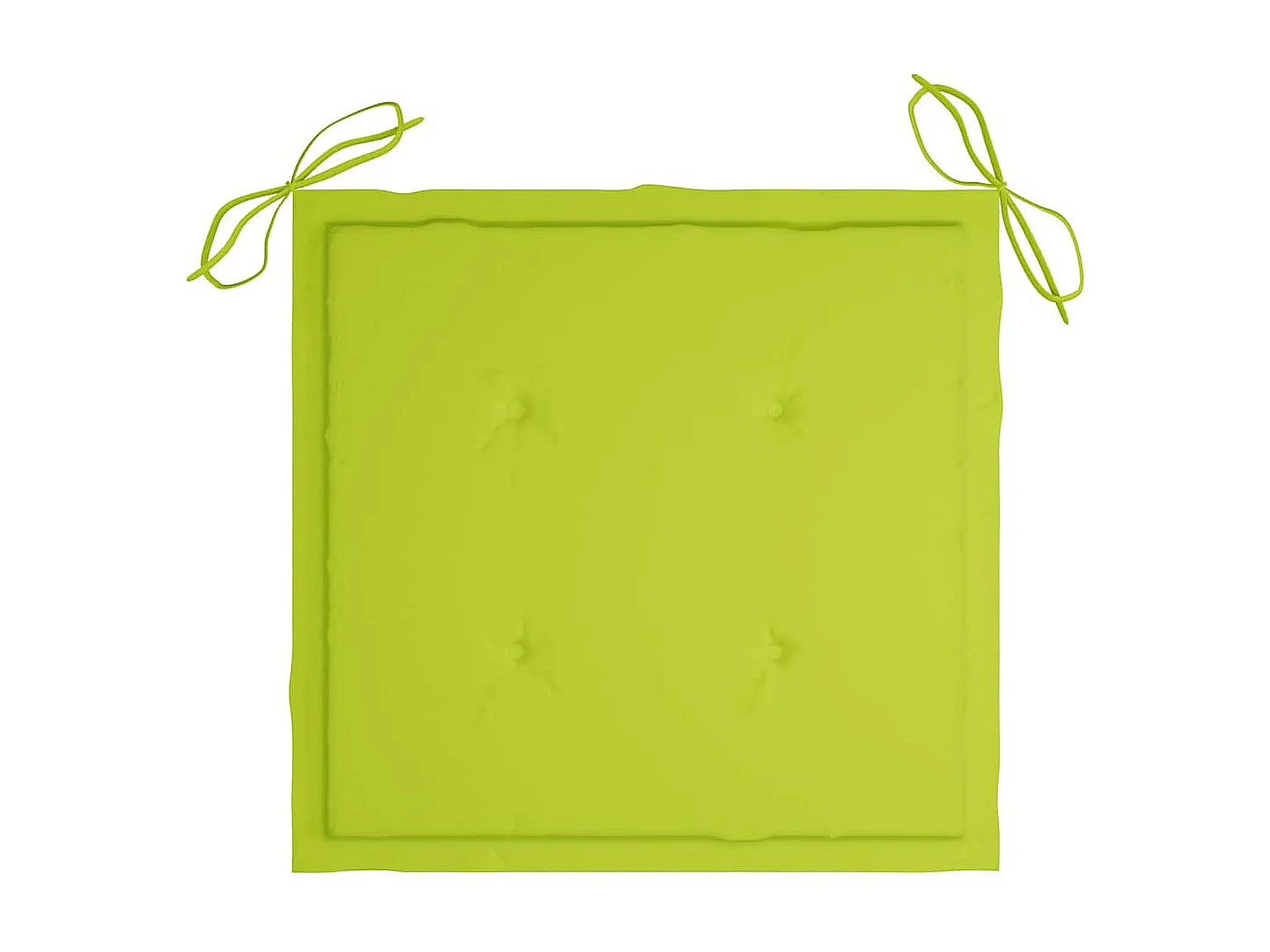 Chaises de jardin avec coussins 2 pièces Teck solide et acier