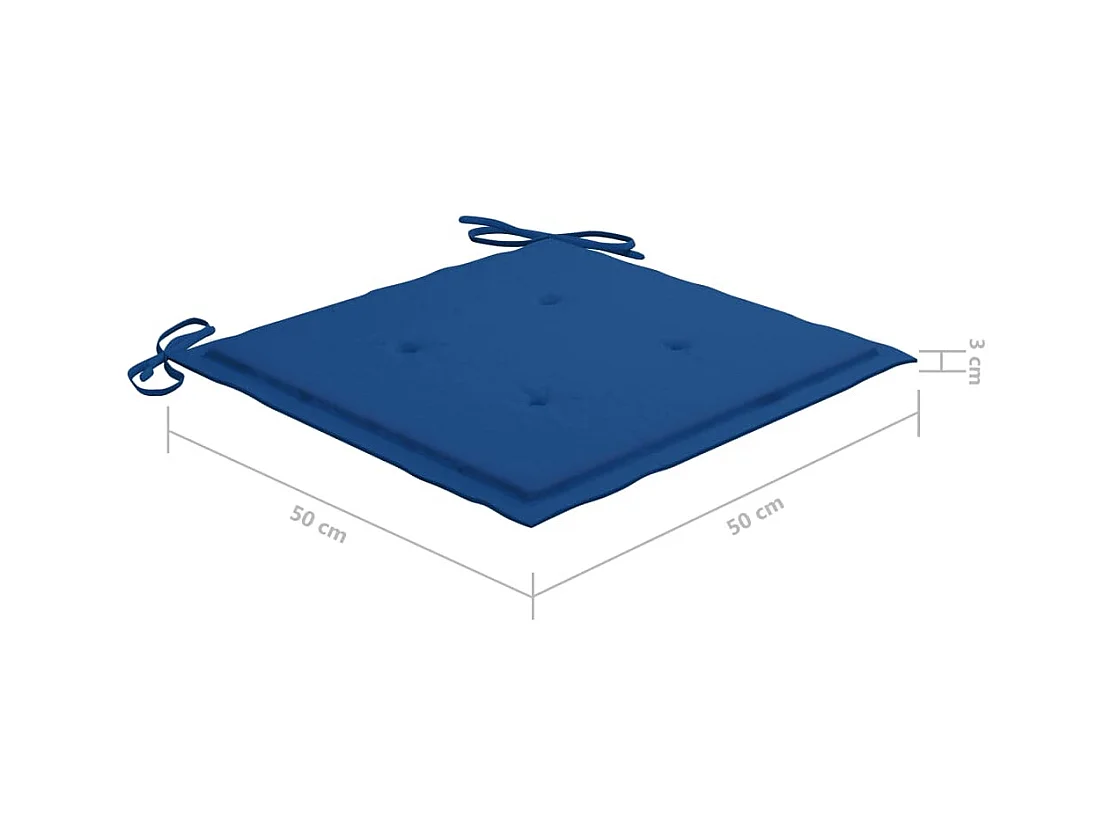 Sillas de jardín y cojines 6 unidades madera maciza de acacia