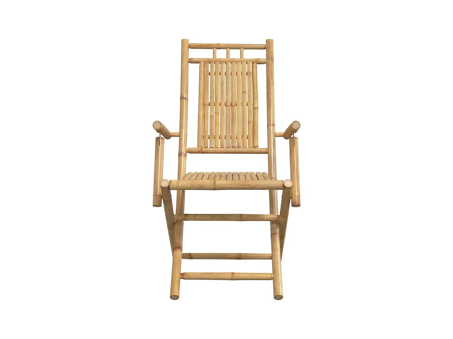 Sillas de jardín plegables 8 unidades bambú 53x66x99 cm