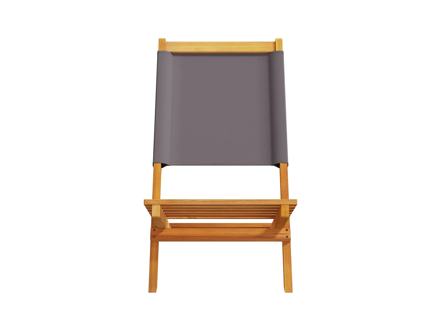 Chaises de jardin pliantes lot de 8 tissu et bois massif