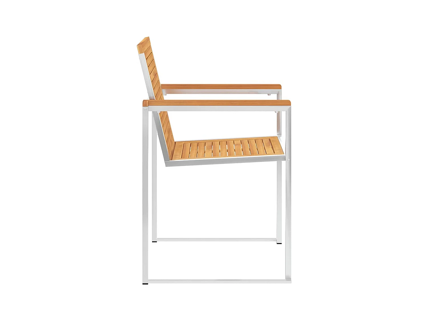 Chaises de jardin 4 pièces avec coussins Bois de teck massif