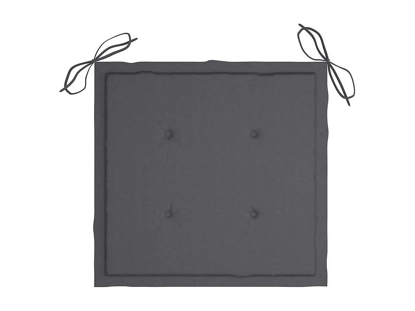 Chaises de jardin 4 pièces avec coussins Bois de teck massif