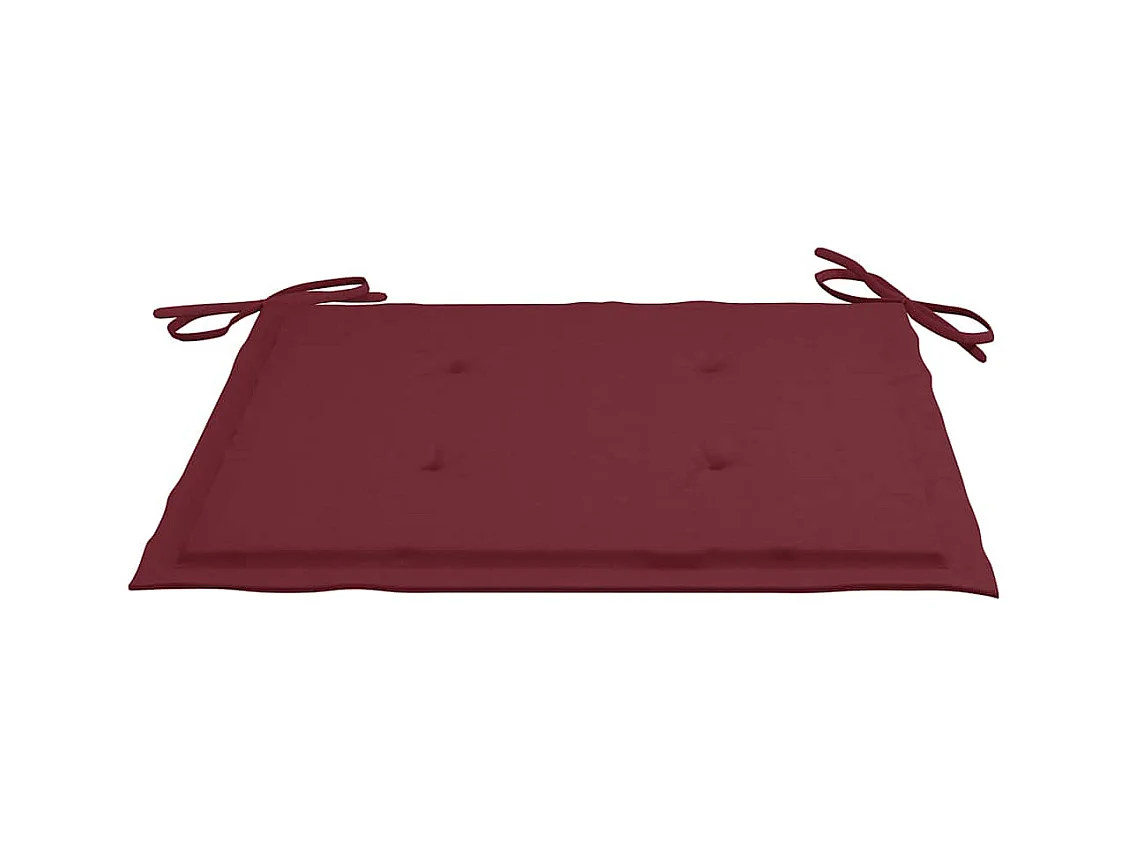 Chaises pliables d'extérieur 4 pièces avec coussins Bois d'acacia