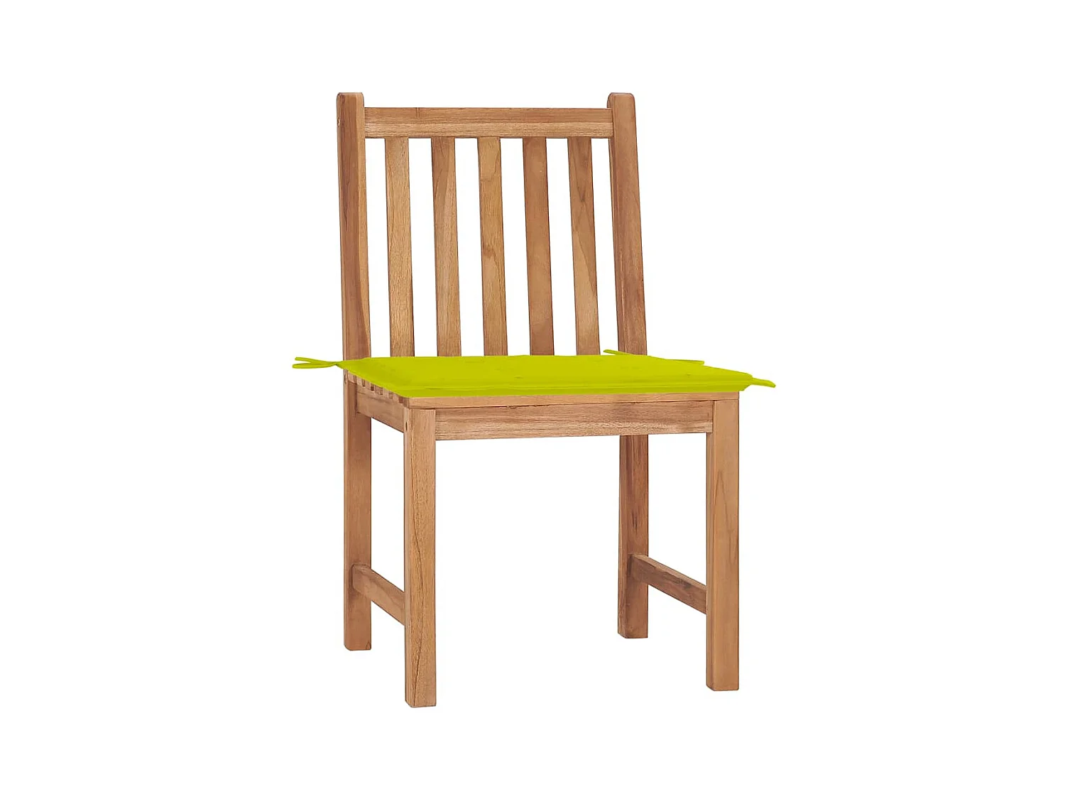 Chaises de jardin 2 pièces avec coussins Bois de teck massif