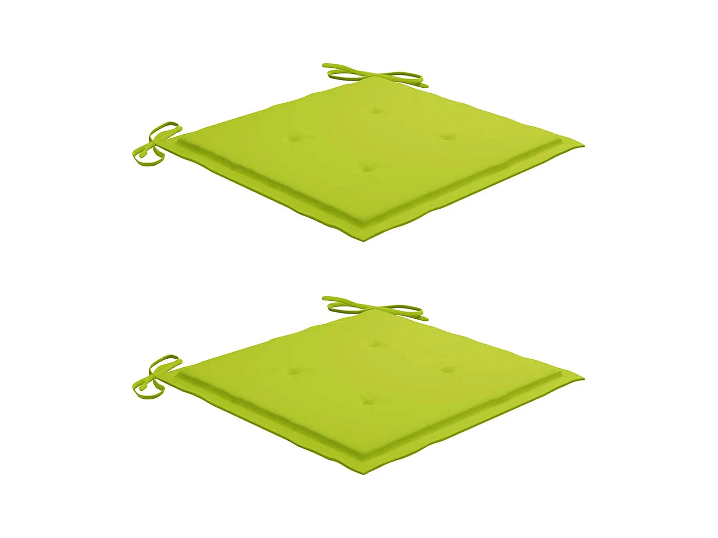 Chaises de jardin 2 pièces avec coussins Bois de teck massif