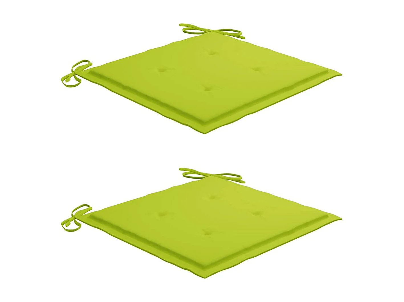 Chaises de jardin 2 pièces avec coussins Bois de teck massif