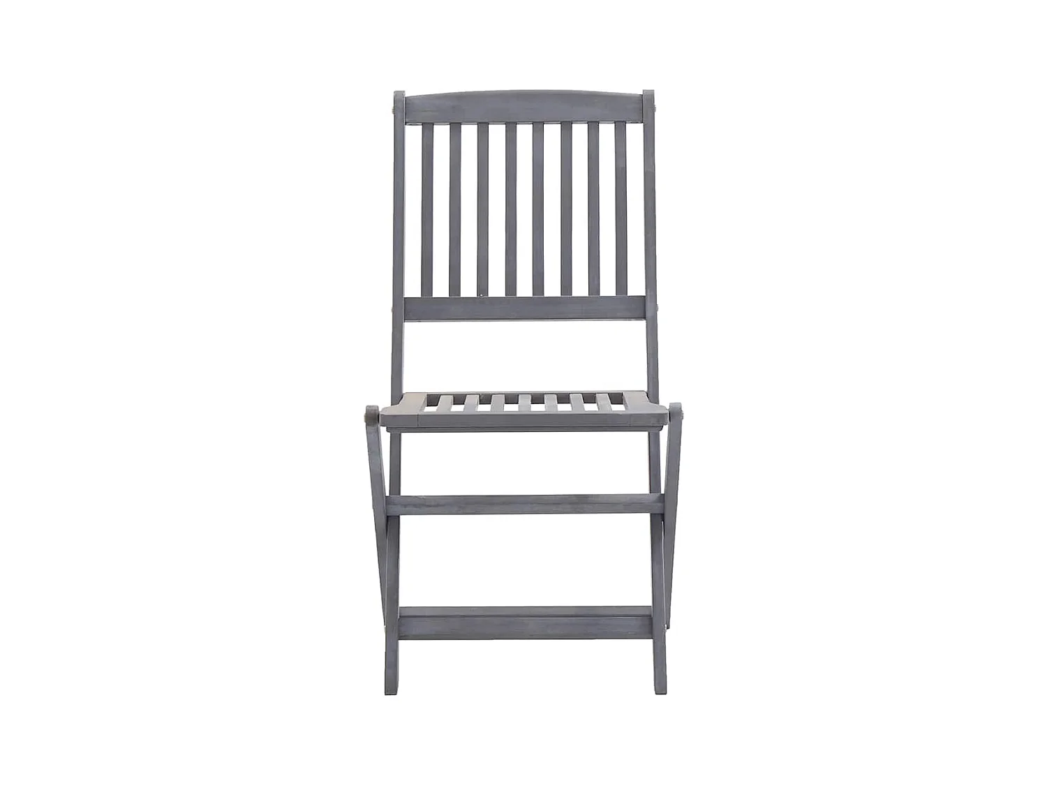 Chaises pliables d'extérieur 4 pièces avec coussins Bois d'acacia