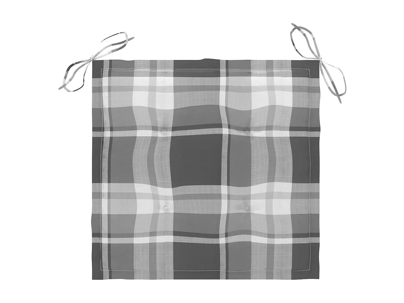 Chaises pliables de jardin 2 pièces avec coussins Bambou