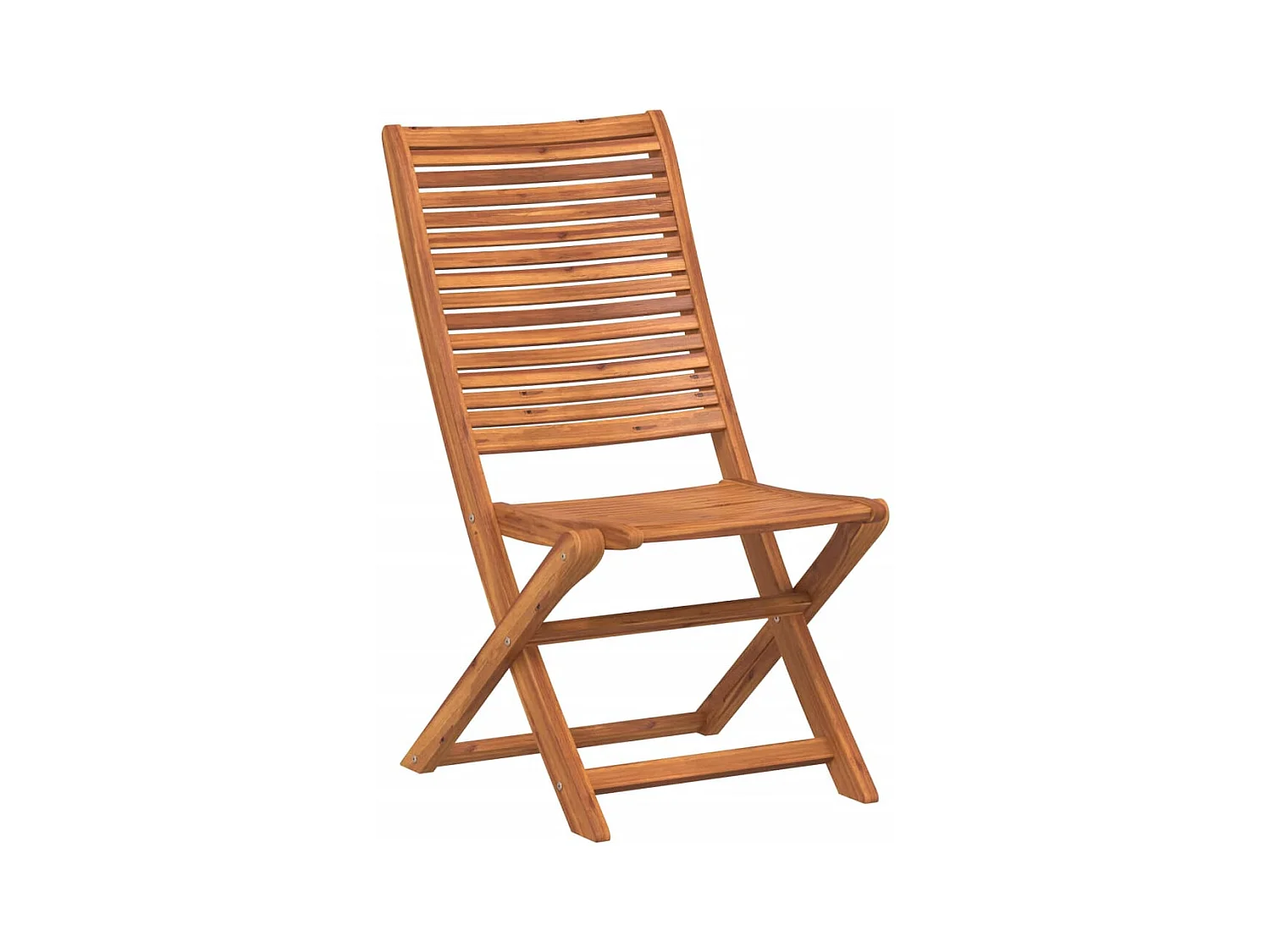 Chaises de jardin pliantes lot de 8 51x66x95 cm bois d'acacia