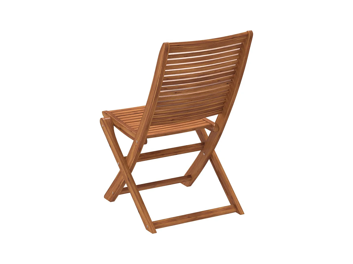 Chaises de jardin pliantes lot de 8 51x66x95 cm bois d'acacia