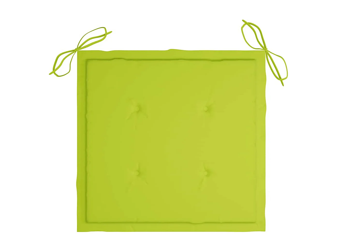 Chaises de jardin avec coussins 2 pièces Acacia solide et acier