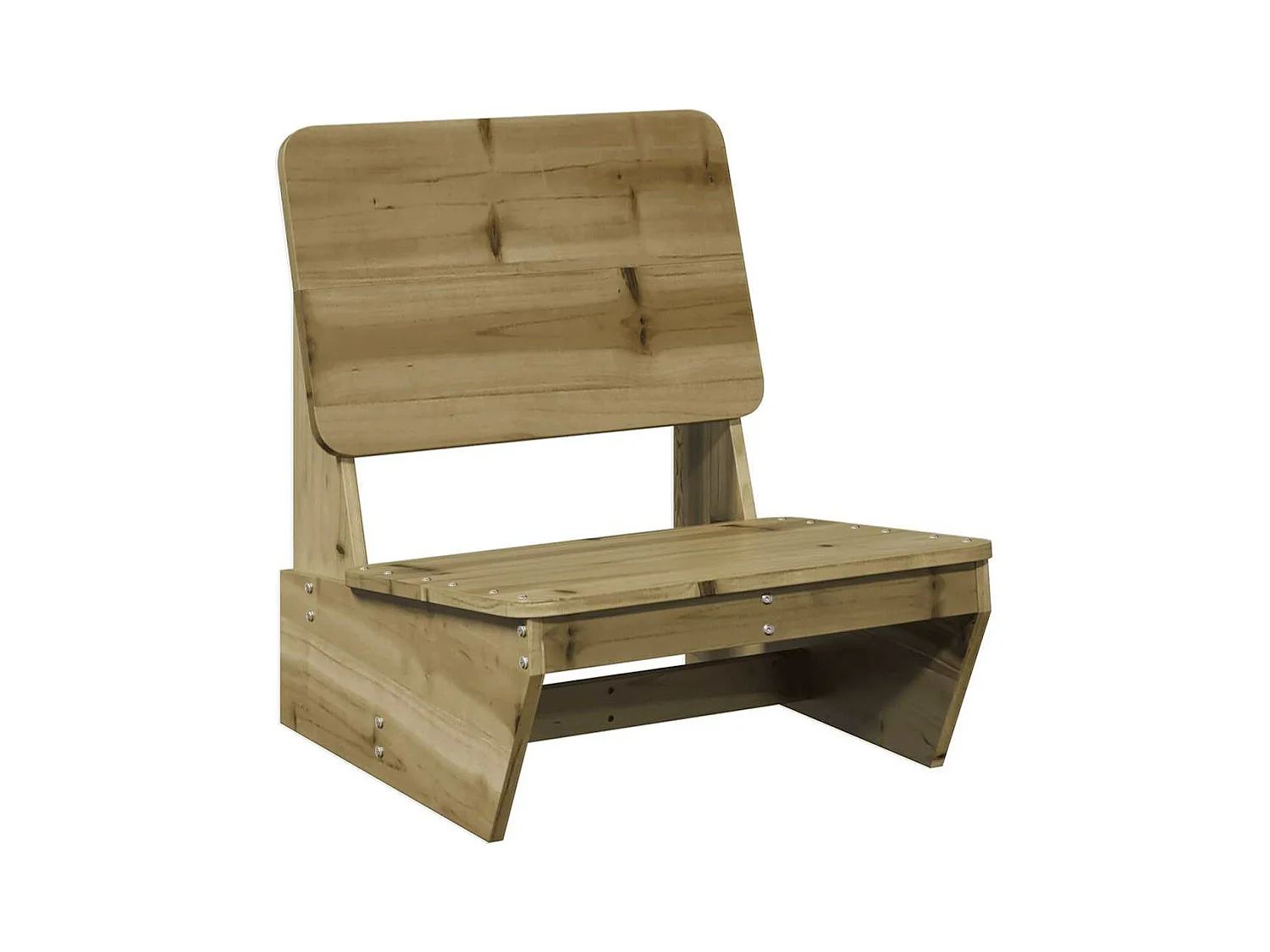 Chaise de jardin 60x64x70,5 cm bois de pin imprégné