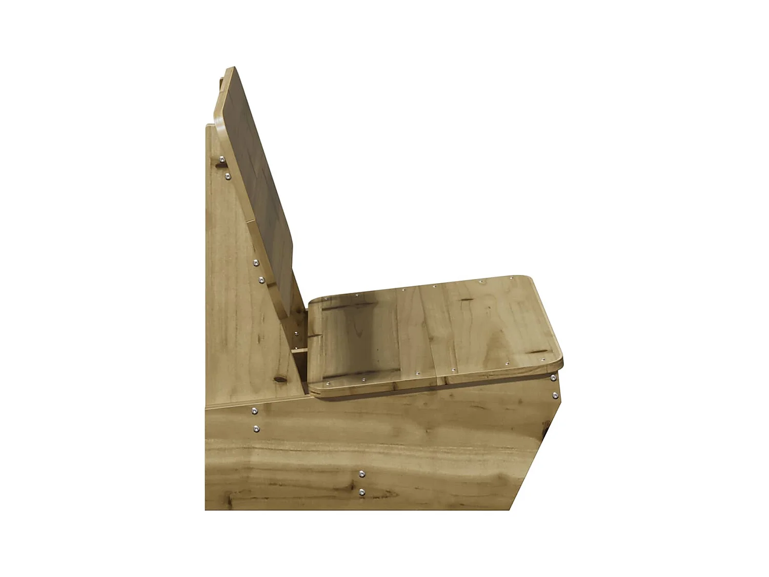 Chaise de jardin 60x64x70,5 cm bois de pin imprégné