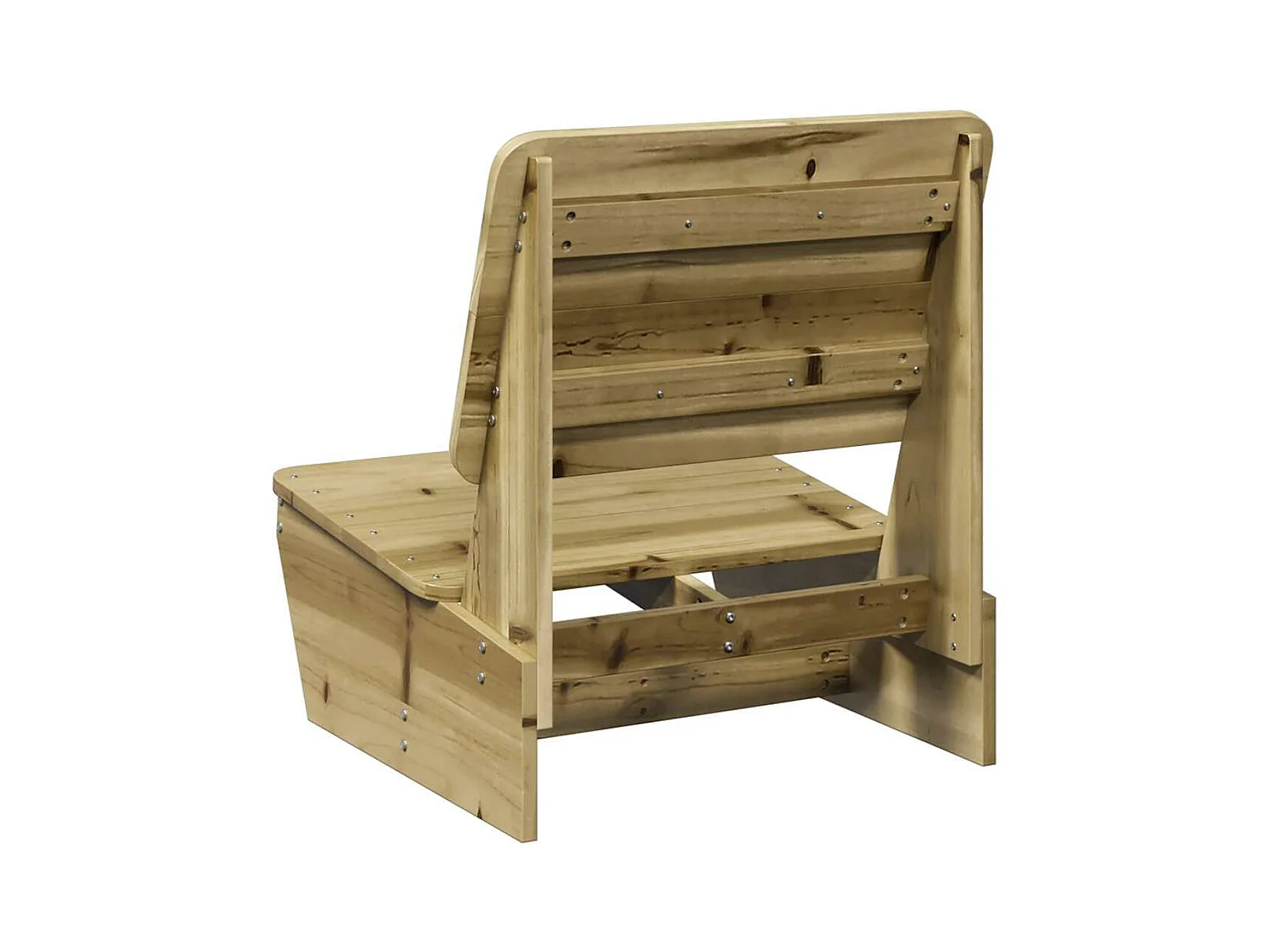 Chaise de jardin 60x64x70,5 cm bois de pin imprégné