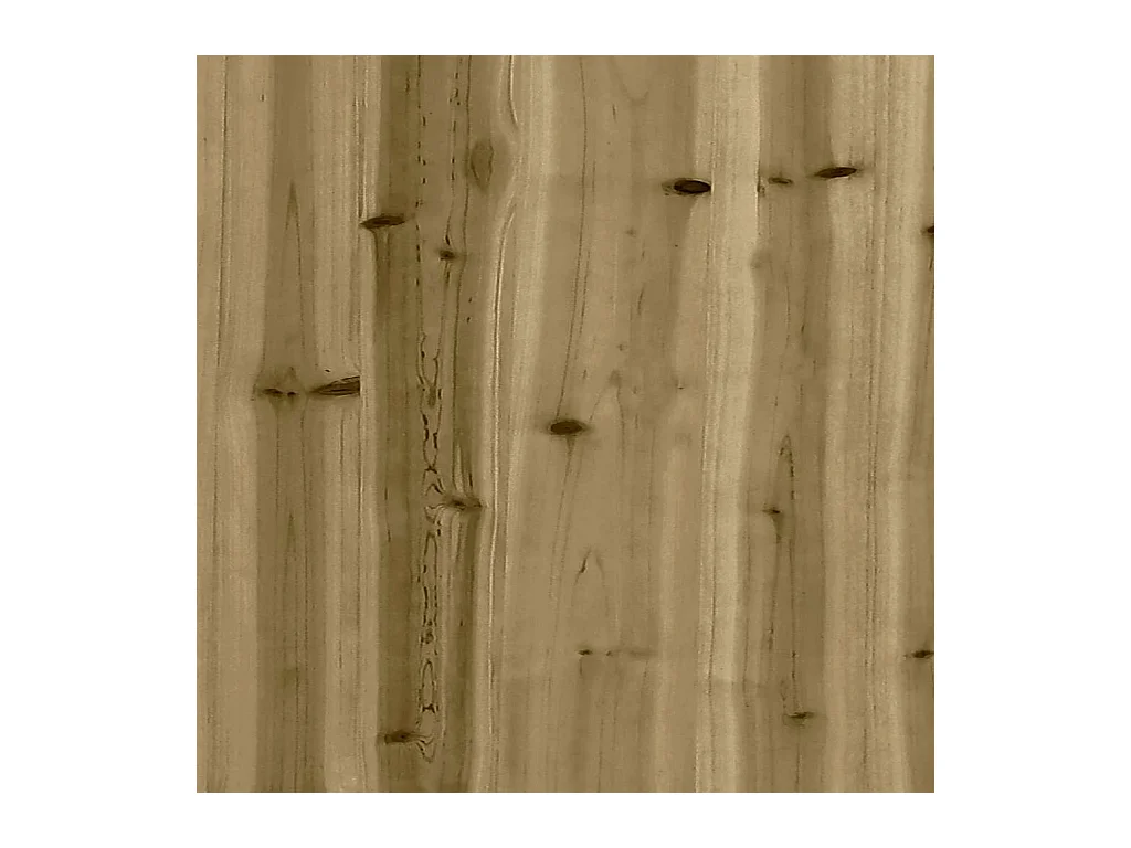 Chaise de jardin 60x64x70,5 cm bois de pin imprégné