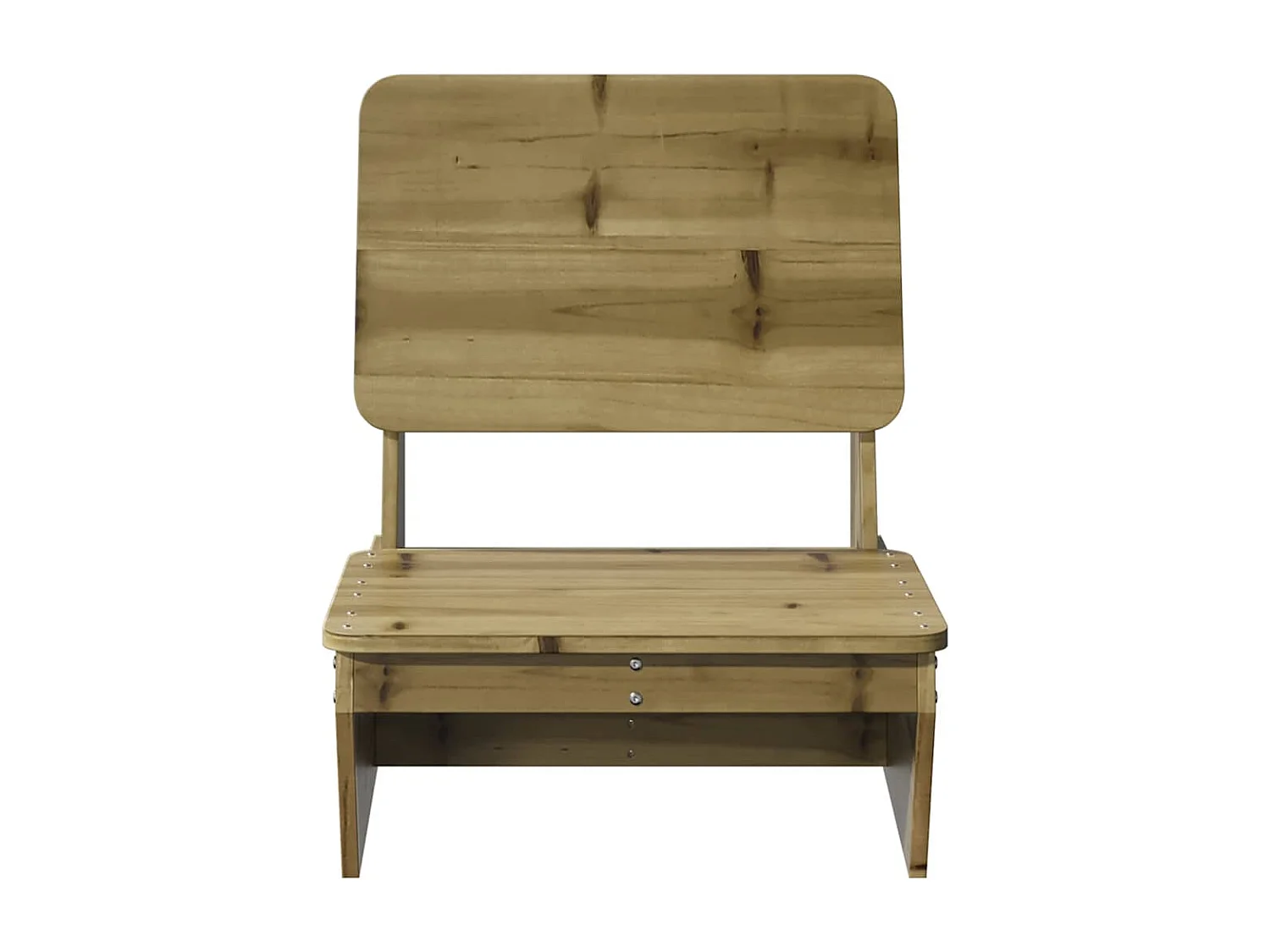 Silla de jardín madera de pino impregnada 60x64x70,5 cm