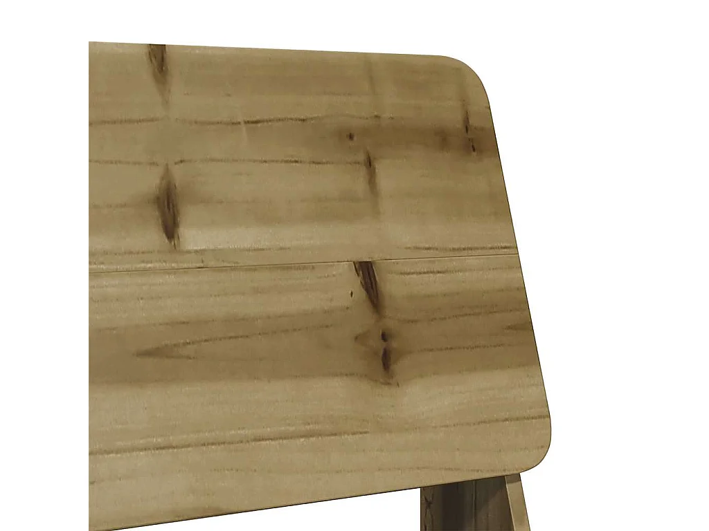 Silla de jardín madera de pino impregnada 60x64x70,5 cm