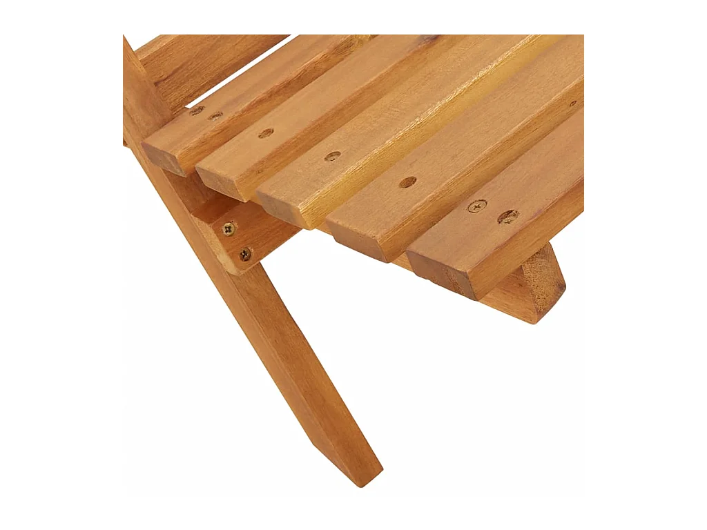 Chaises de jardin pliantes lot de 4 beige tissu et bois massif