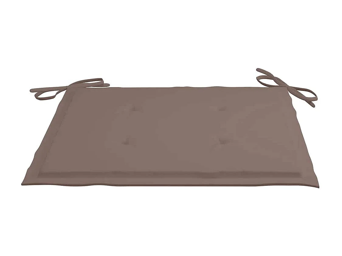 Chaises de jardin 8 pièces avec coussins Bois de teck massif