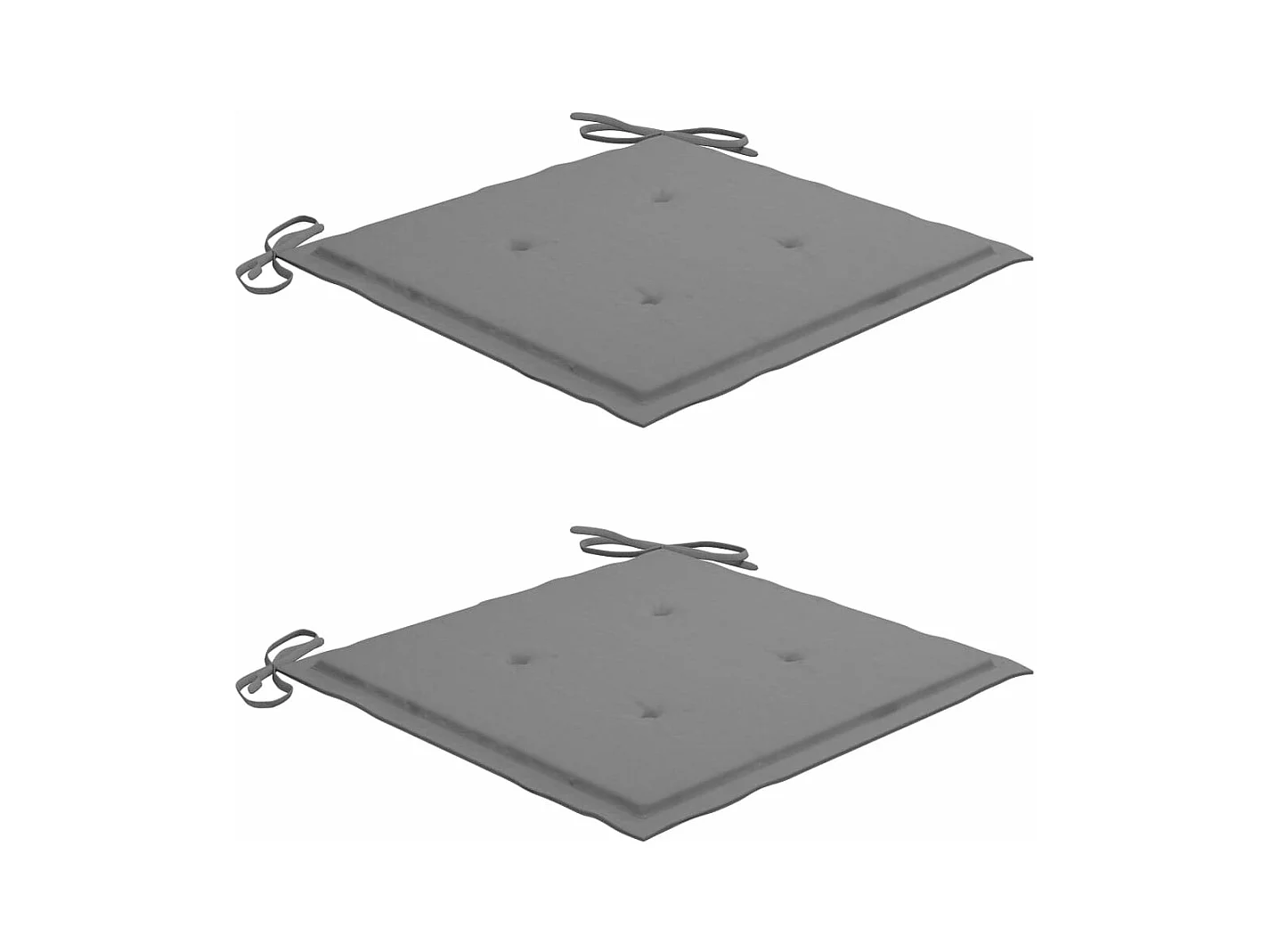 Tuinstoelen 2 stukkenmet kussens massief acaciahout en staal