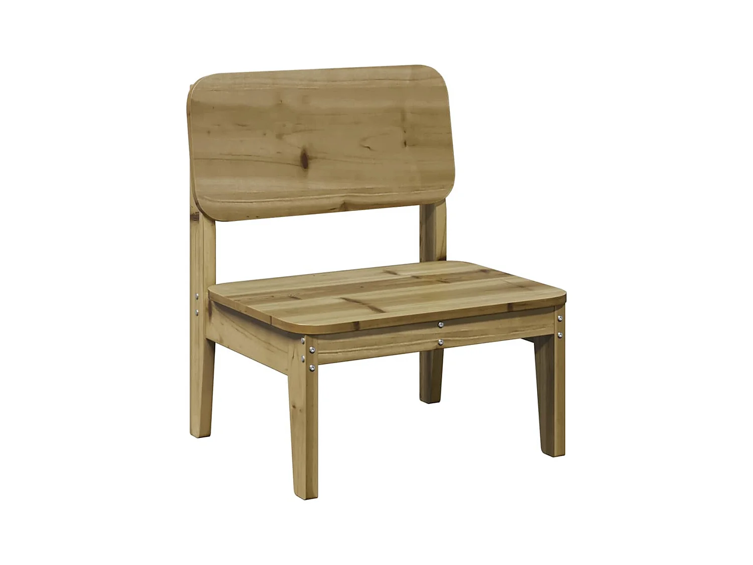 Chaise de jardin 60x52,5x72 cm bois de pin imprégné
