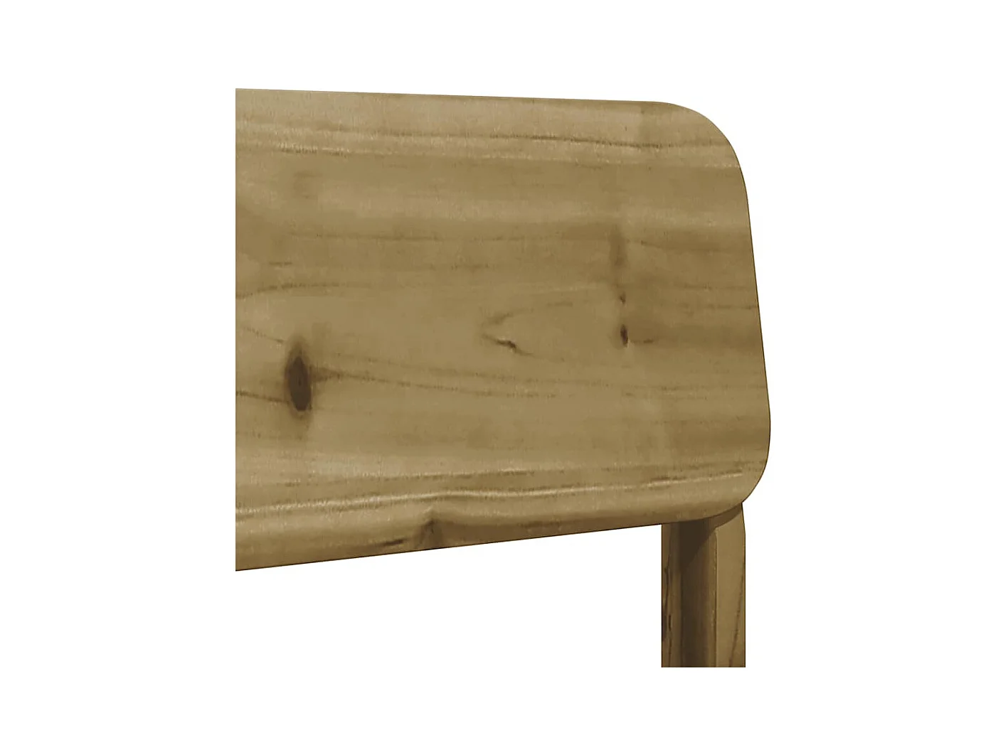 Chaise de jardin 60x52,5x72 cm bois de pin imprégné