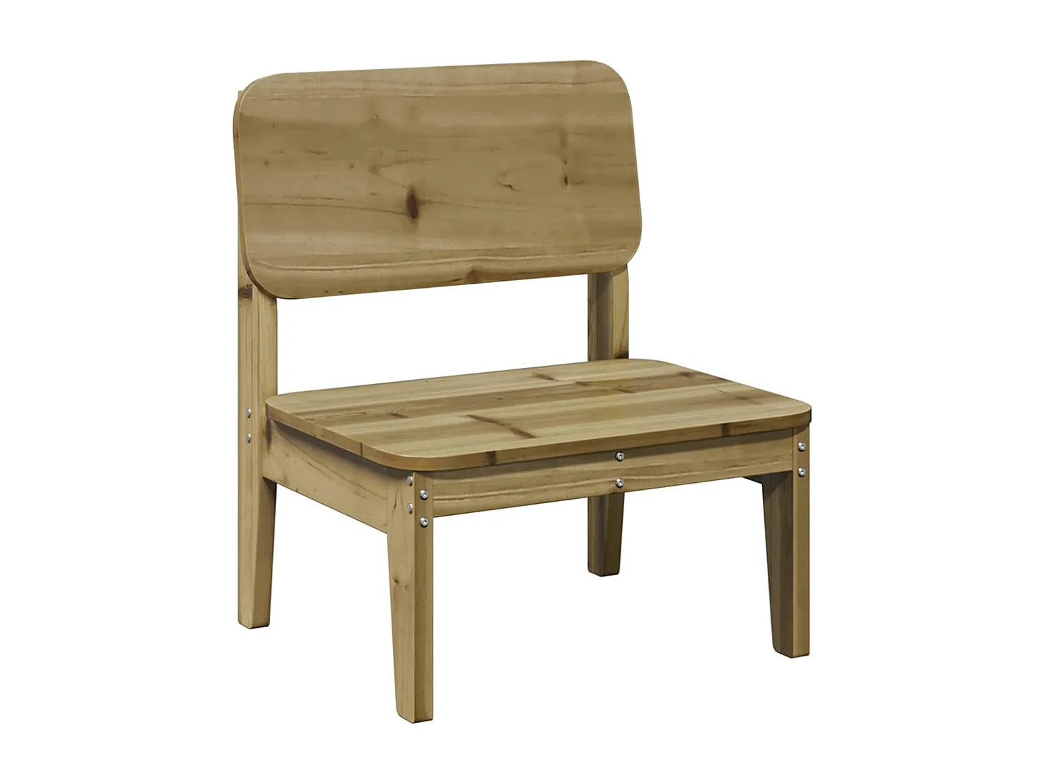 Chaise de jardin 60x52,5x72 cm bois de pin imprégné