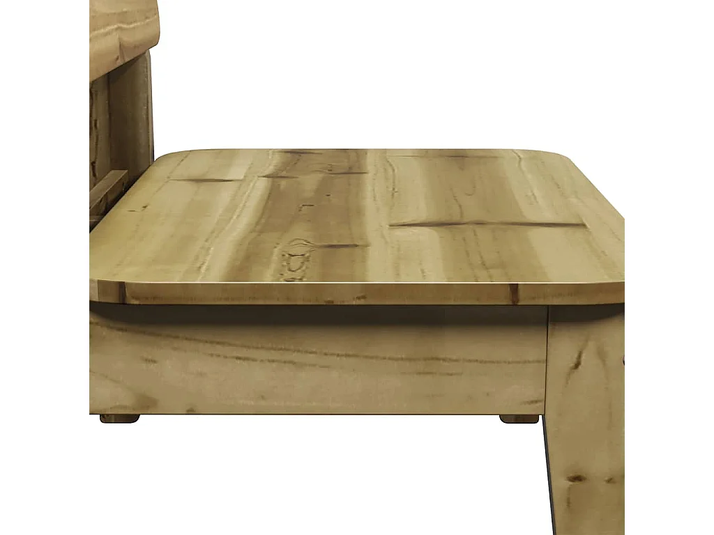Chaise de jardin 60x52,5x72 cm bois de pin imprégné
