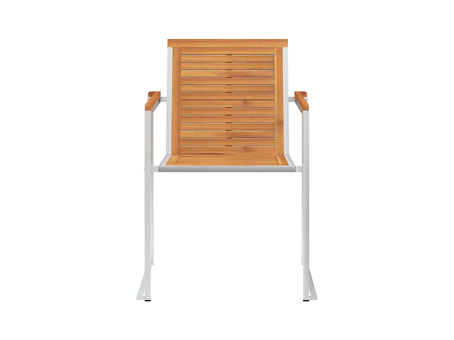 Chaises de jardin 8 pièces avec coussins Bois d'acacia solide