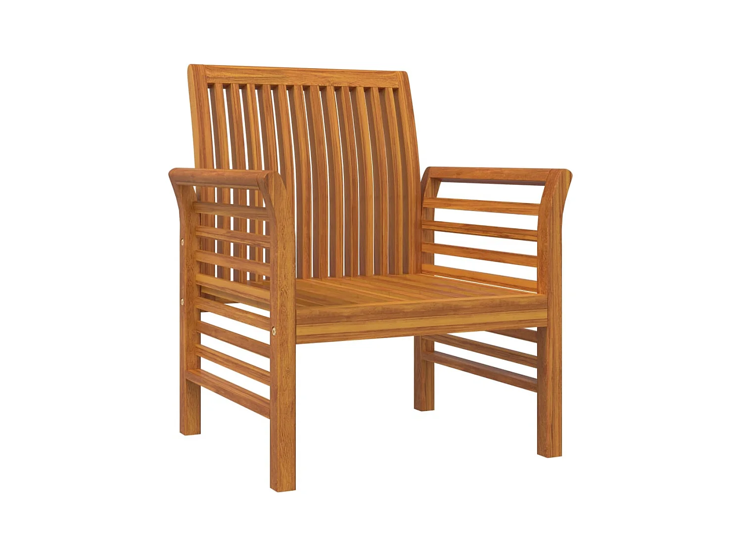 Sillones con cojines gris oscuro 2 unidades madera maciza de acacia