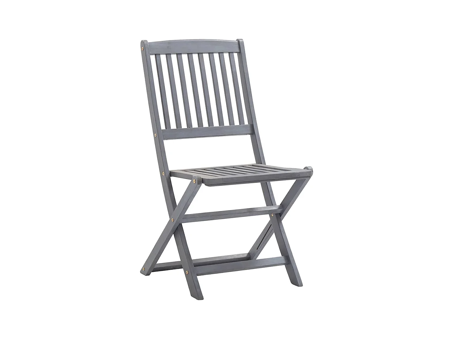 Tuinstoelen 6 st inklapbaar met kussens massief acaciahout