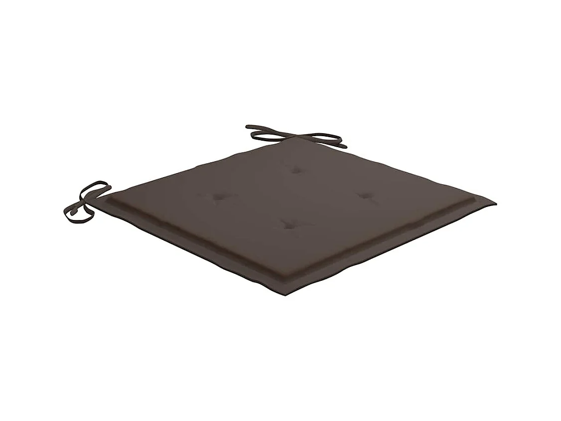 Chaises pliables de jardin 6 pièces avec coussins Bois d'acacia