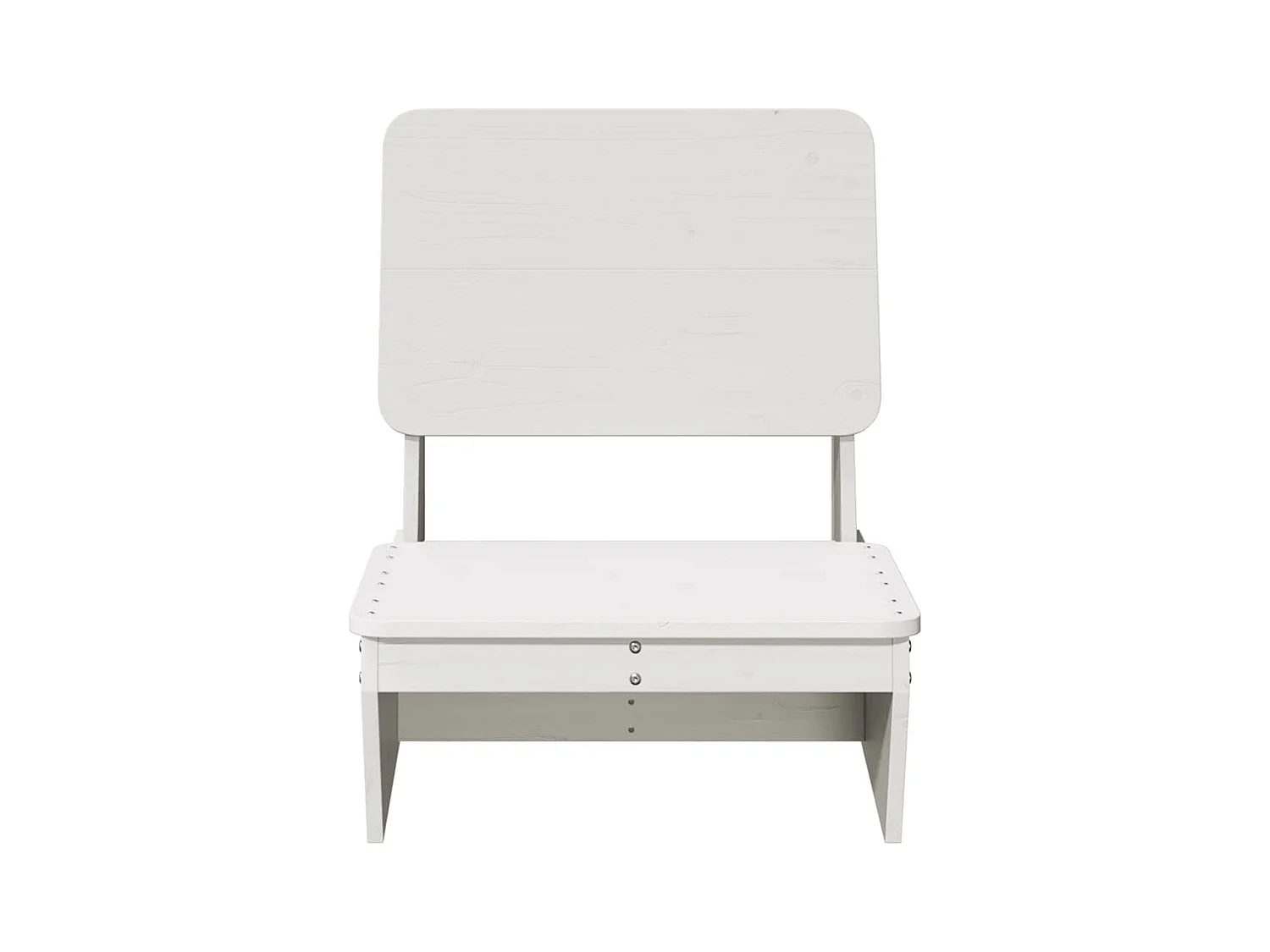 Cadeira de jardim 60x64x70,5 cm madeira de pinho maciça branco