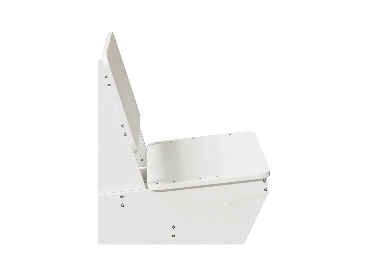 Cadeira de jardim 60x64x70,5 cm madeira de pinho maciça branco