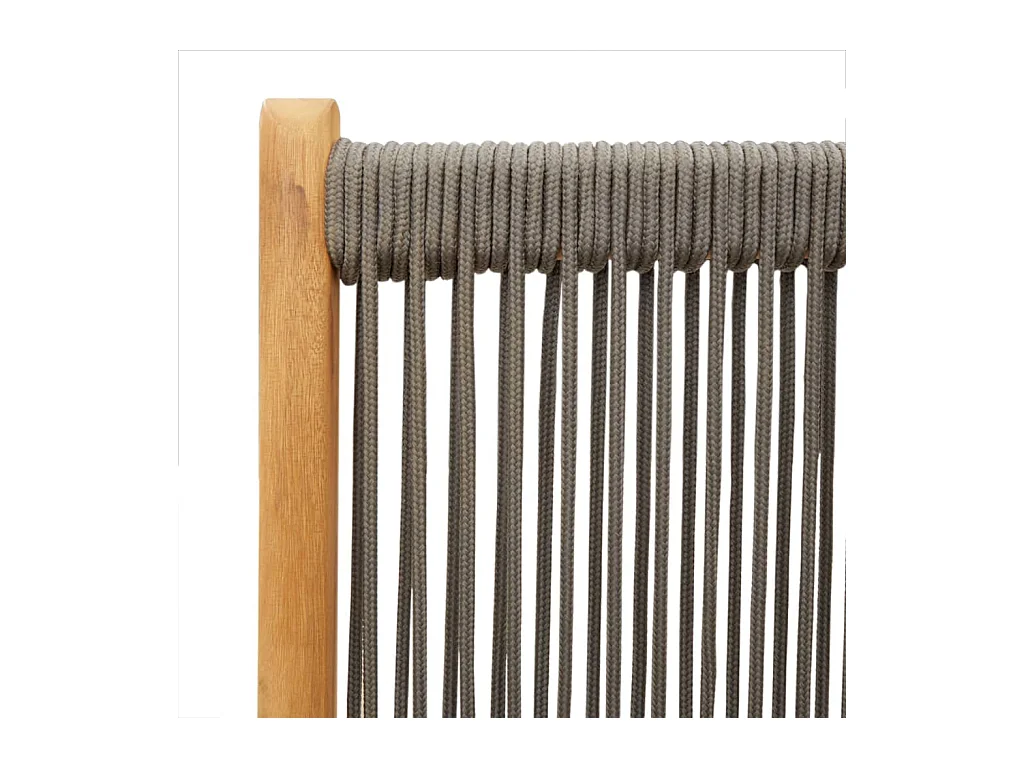 Sillas de jardín reclinables 4 unidades madera maciza acacia gris