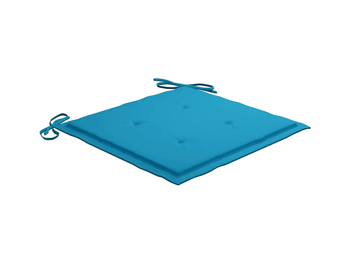 Chaises pliables d'extérieur 6 pièces avec coussins Bois d'acacia