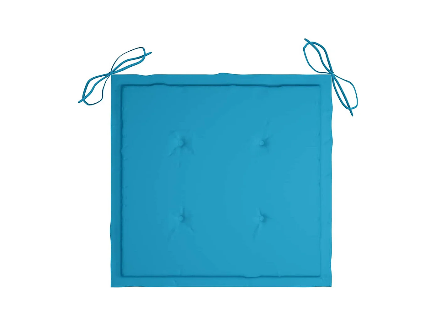 Chaises pliables d'extérieur 6 pièces avec coussins Bois d'acacia