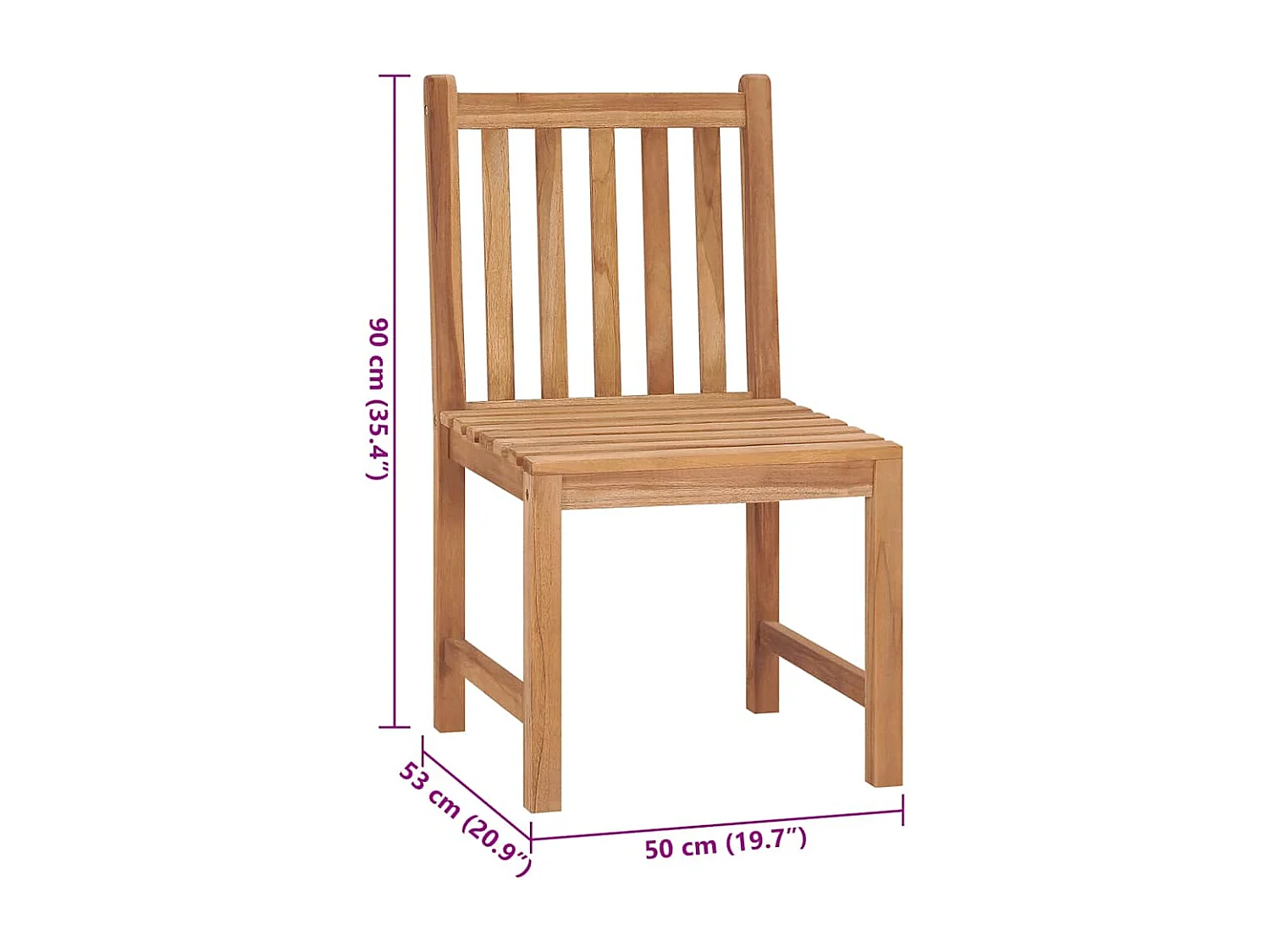 Tuinstoelen 2 stukkenmet kussens massief teakhout