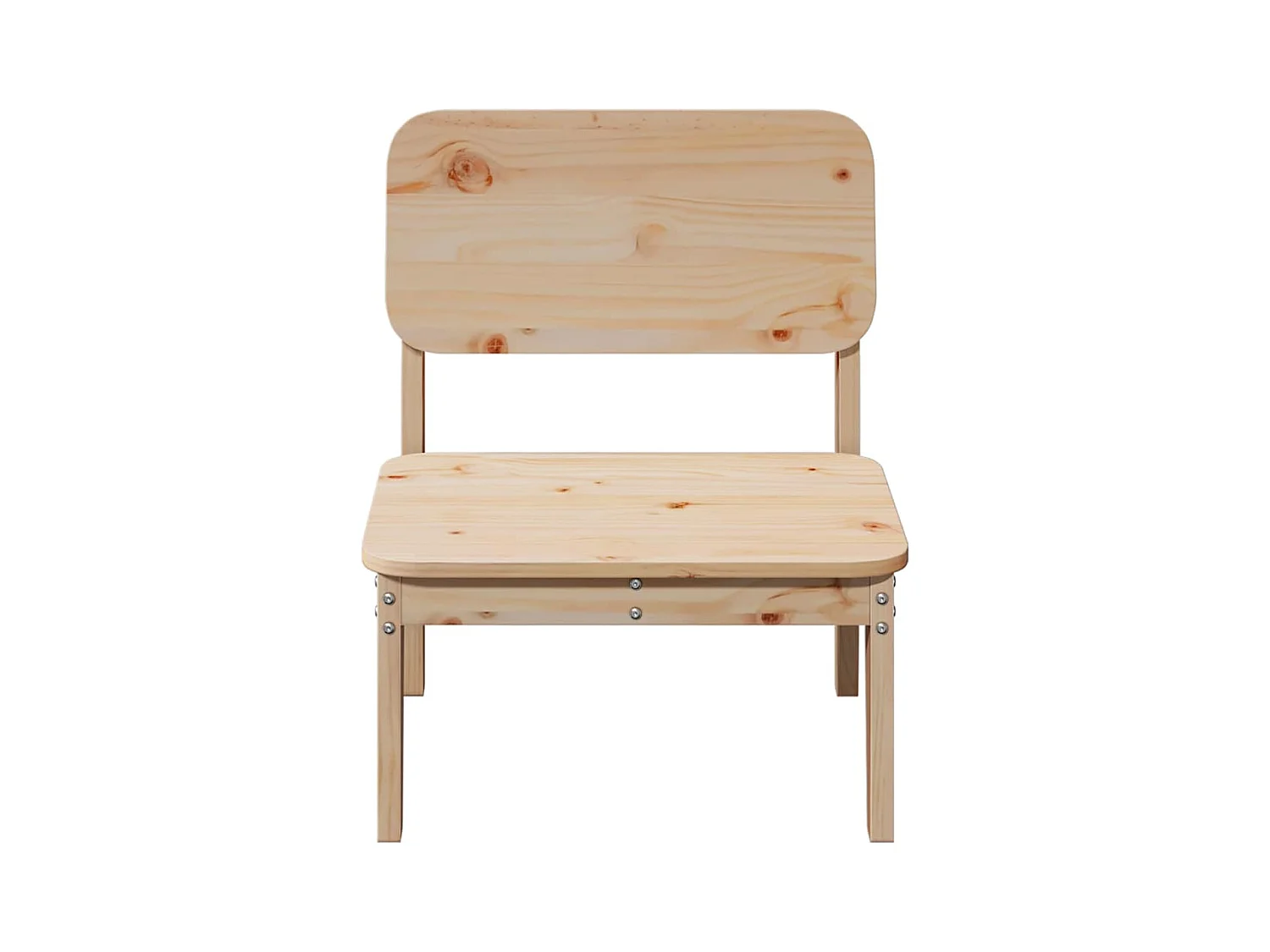 Chaise de jardin 60x52,5x72 cm bois de pin massif