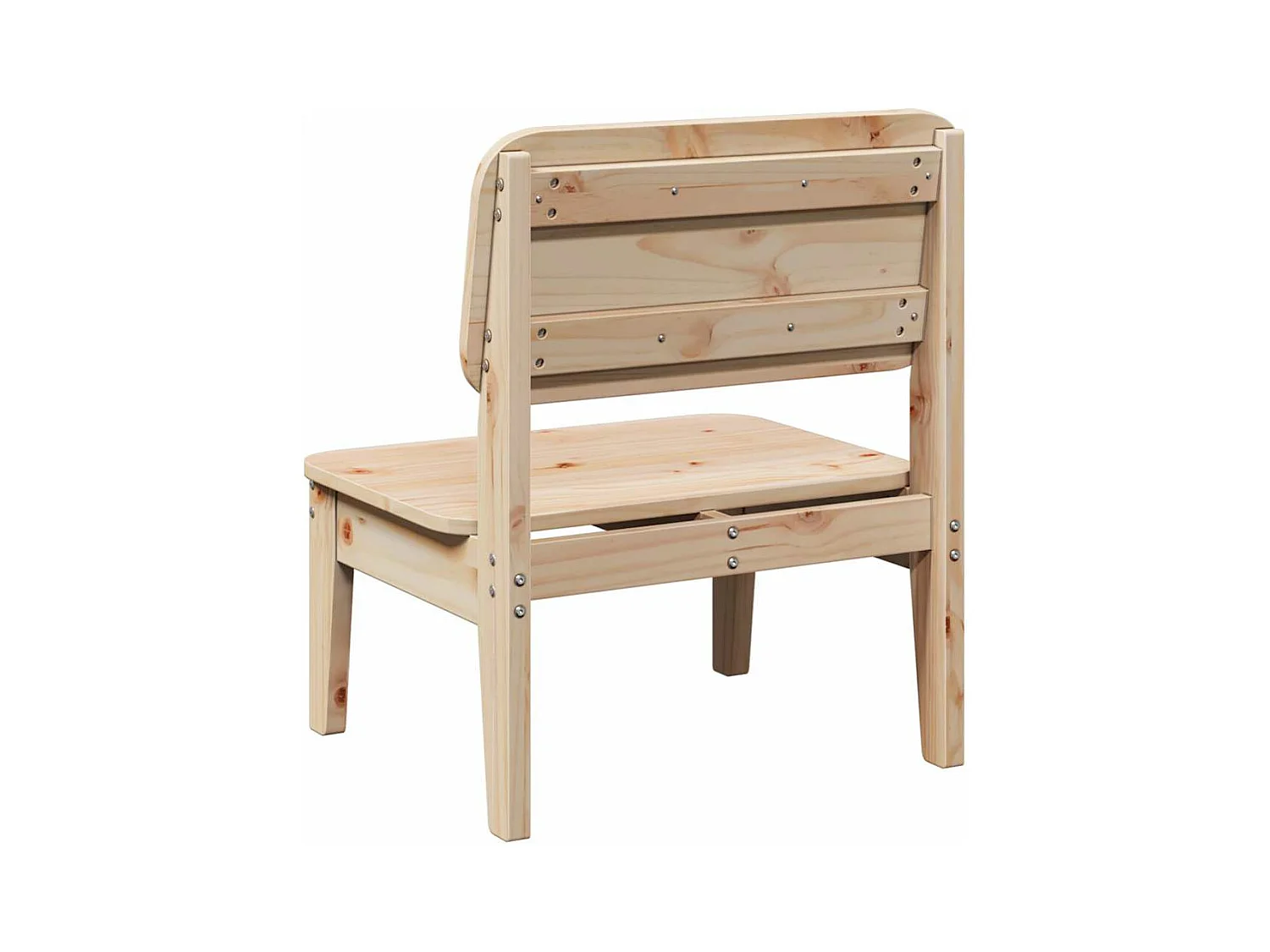 Chaise de jardin 60x52,5x72 cm bois de pin massif