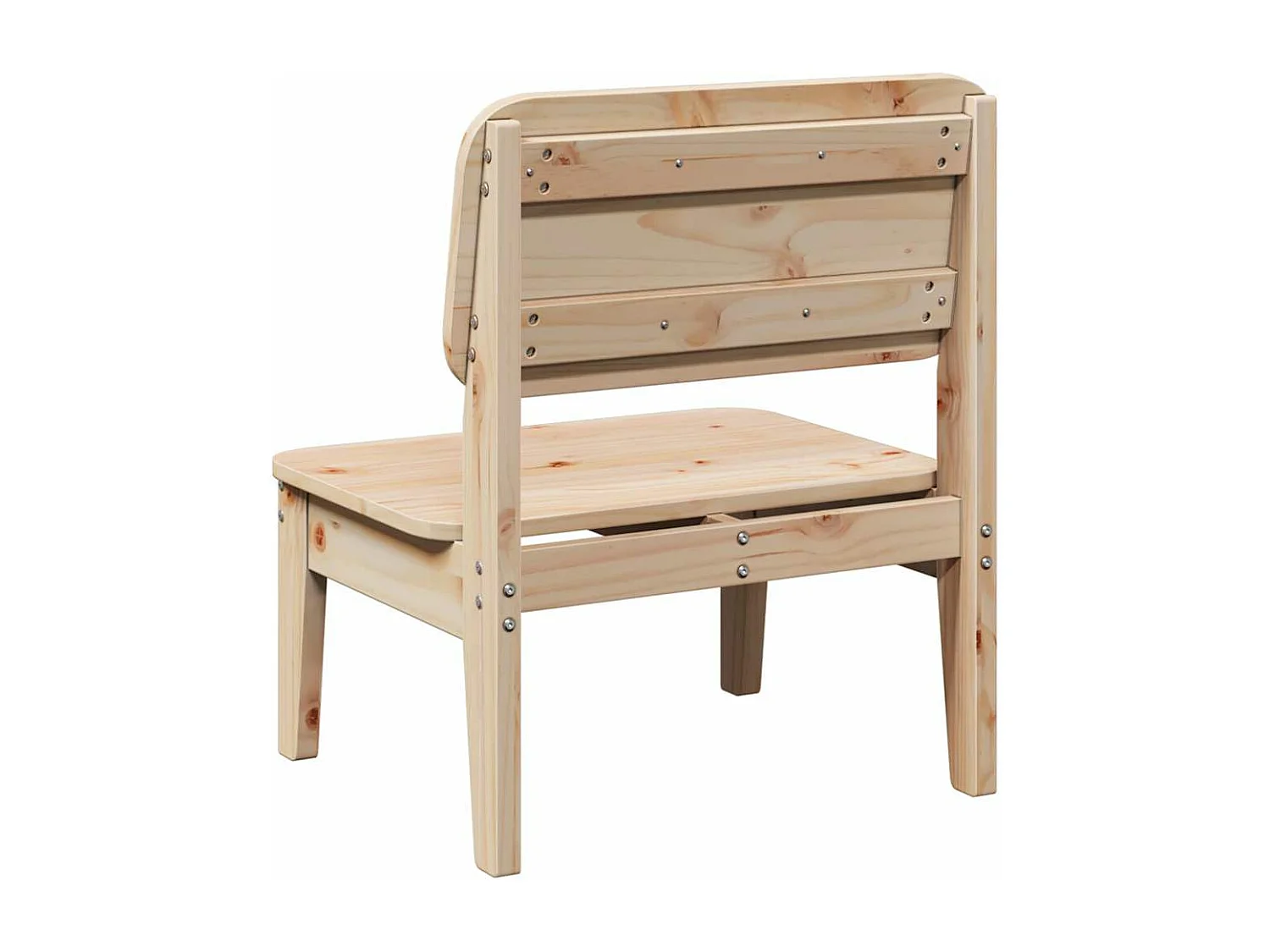Chaise de jardin 60x52,5x72 cm bois de pin massif