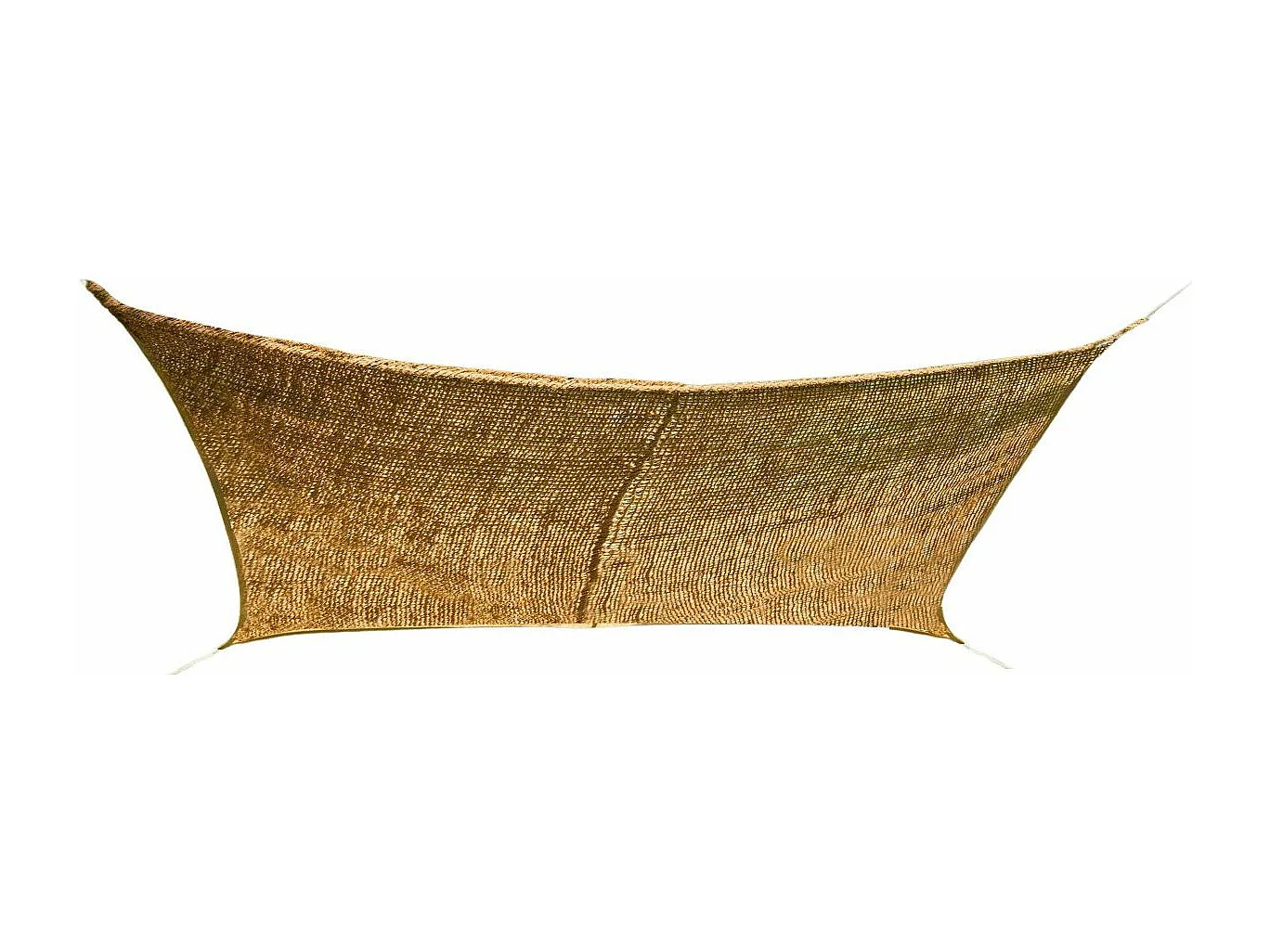 Voile d'ombrage rectangulaire en fibre de coco 4 x 3 m