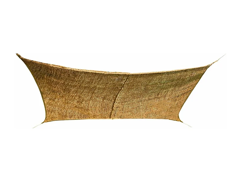 Voile d'ombrage rectangulaire en fibre de coco 3 x 2 m