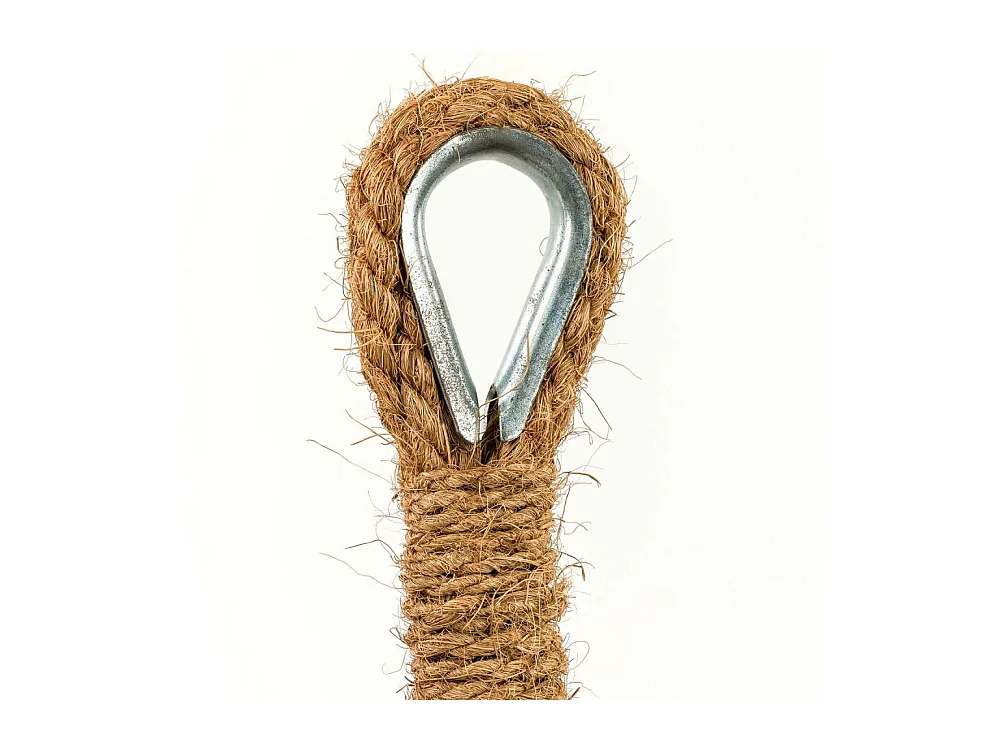 Voile d'ombrage rectangulaire en fibre de coco 3 x 2 m