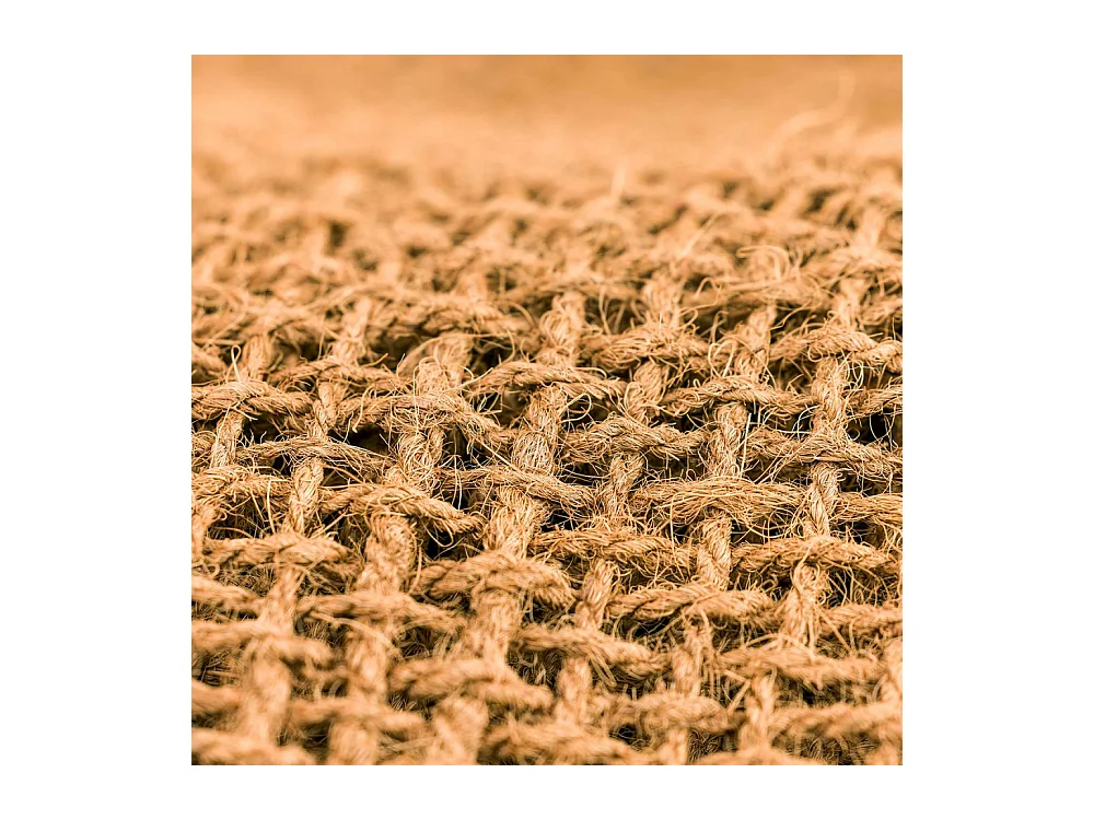 Voile d'ombrage rectangulaire en fibre de coco 3 x 2 m